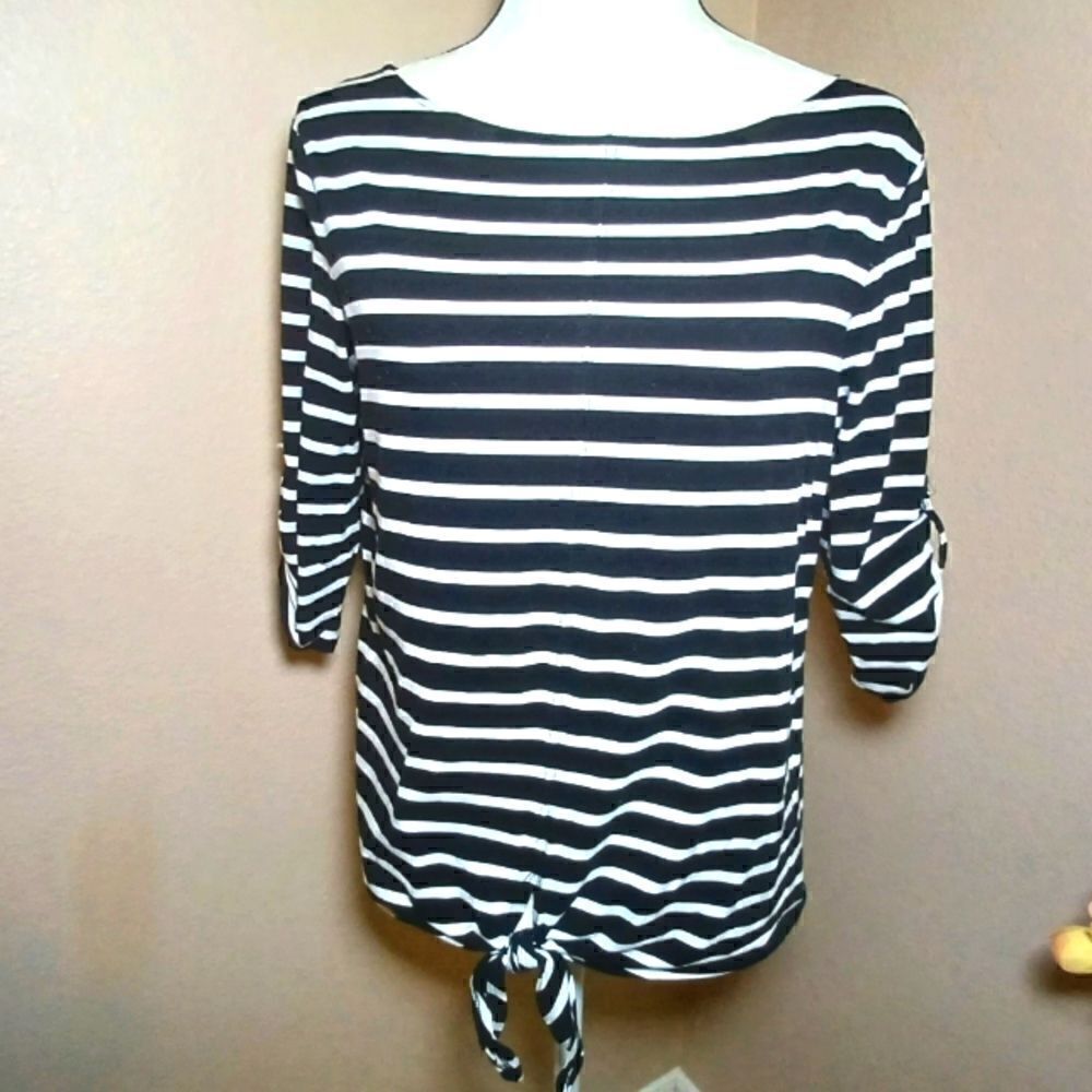 Jones New York Nautical blouse Sz M